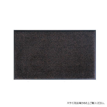 (クリーンテックス) 玄関マット Horse Stripe Black Brown 90x150 cm