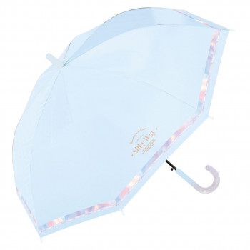 中谷 傘 UVシルキーウェイ サックス Parasol Kid's 長傘 955-008