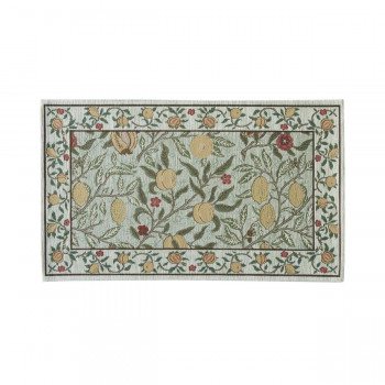 川島織物セルコン Morris Design Studio フルーツ マット 約45×75cm FH1706A G グリーン
