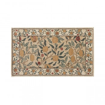 川島織物セルコン Morris Design Studio フルーツ マット 約45×75cm FH1706A Y イエロー