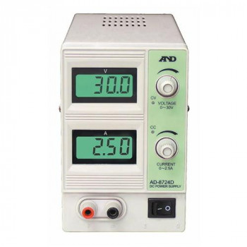 A&D 直流安定化電源 30V 2.5A AD8724D