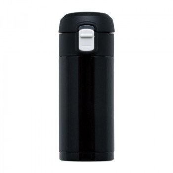 オミット ワンタッチ栓スリムマグボトル200ml(ブラック) RH-1508 1024740