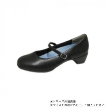 ニチマン ビュース　レディス軽量幅広3E抗菌消臭機能インソール付防水パンプス　BT602 ブラック　23.0cm