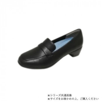 ニチマン ビュース　レディス軽量幅広3E抗菌消臭機能インソール付防水パンプス　BT606 ブラック　23.5cm