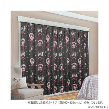 サンリオ クロミ マイメロディ 遮光カーテン 幅100×135cm丈 SB-685-S