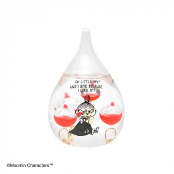 MOOMIN ムーミン リトルミイ ガラスフロート温度計 しずく 152-333252