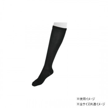吉田司 ツカレナイン ソックスサポーター 医療機器サポーター(弾性ストッキング) ブラック L 1足分(2枚)