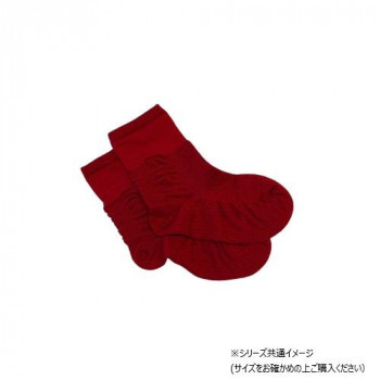 足もと日和 Azetuck 転ばぬ先ソックス 26～27cm 赤