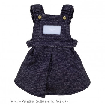ペット用品 ドッグウェア デニムワンピース Black/ブラック Mサイズ DG-DNM03-M