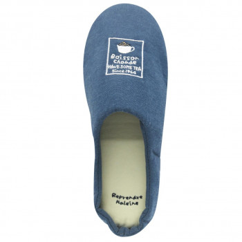PAGE ONE ページワン teatime バブーシュスリッパ 85 NAVY GRK1493