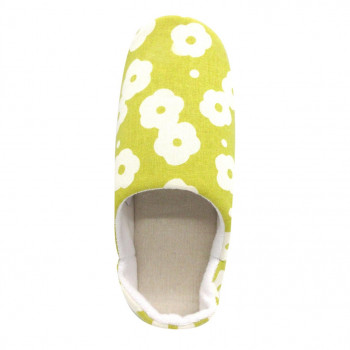 PAGE ONE ページワン plantsバブーシュスリッパ 50 YELLOW GRK1498