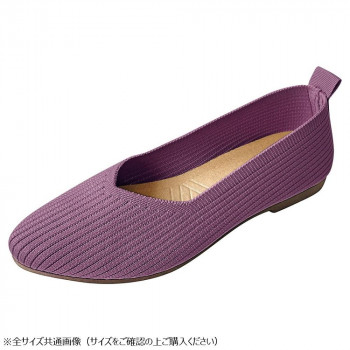 ニットパンプス　Sサイズ(22～22.5cm)　90　PURPLE　GSZ2069