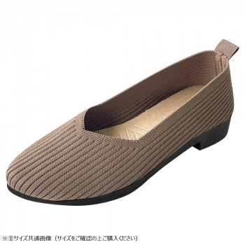 Vカットヒールニットパンプス Sサイズ(22~22.5cm) 09 GREIGE GSZ2152