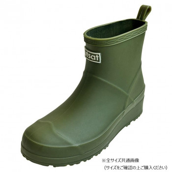 sutsat ショート丈レインブーツ Lサイズ(24~24.5m) 75 KHAKI GSZ2159