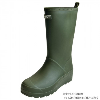 sutsat　ミドル丈レインブーツ　Mサイズ(23～23.5m)　75　KHAKI　GSZ2190