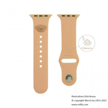 ミッフィー Apple Watch 41/40/38mm 対応 シリコンバンド ボリス MF-396BE
