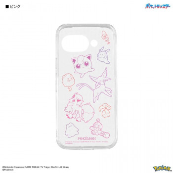 ポケットモンスター Google Pixel 9a 対応 クリアケース ピンク POKE-986PK