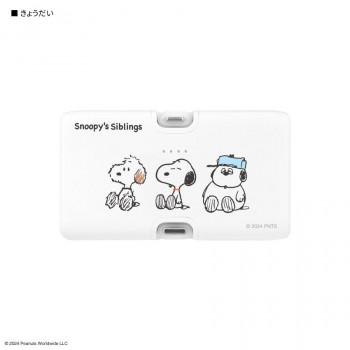 ピーナッツ スヌーピー Type-C コネクタ付き リチウムイオン充電器 4000mAh きょうだい SNGG-93B