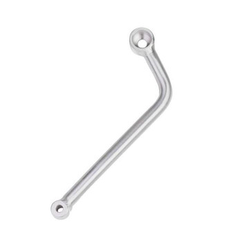 NANKAI ナンカイ 汎用マフラーステーφ16 FRタイプ オフセット30mm シルバー MSTL-225FR
