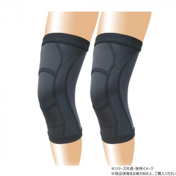 丸光産業 膝 皮膚感覚ひざarukoプラス2枚組 ブラック LL 134005