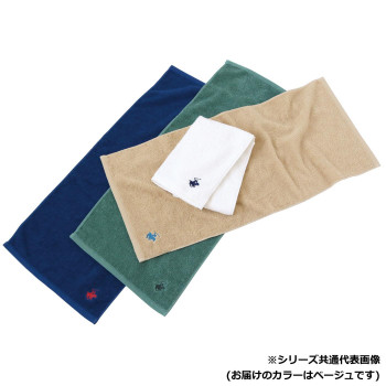 犬飼タオル BP288　ビバリーヒルズポロクラブ（ティアラ）フェイスタオル　ベージュ