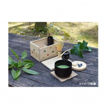 茶道具 お点前セット 遊茶箱 白木地(ナチュラル)・松竹梅