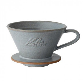 kalita(カリタ) MI 185 美濃焼駄知 コーヒードリッパー (サンドグレー ) 2105