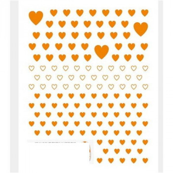 TSUMEKIRA(ツメキラ) ネイルシール es カラーハート ORANGE(オレンジ) ES-CHT-006