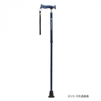 竹虎 バンブーステッキ折りたたみ杖 ネイビー 104961