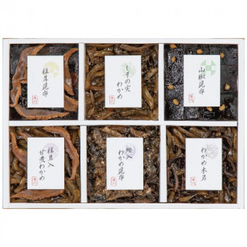 廣川 御昆布 佃煮6品詰合せ 200-44  2671-029