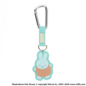ゾーウィー ミッフィー カラビナ付きアクリルキーホルダー miffyばんざい グリーン 8374