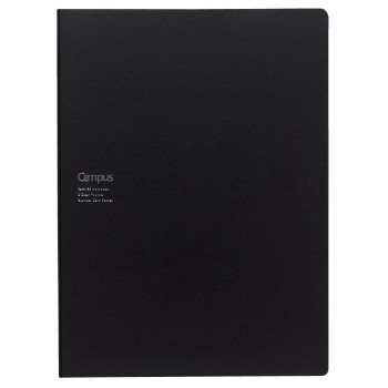 コクヨ キャンパス書類収容カバーノート セミB5 ブラック ノ-613B-D