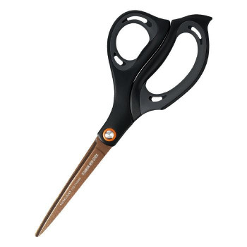 コクヨ ハサミ エアロフィット・スペリオ チタン・グルーレス刃 刃渡り87mm 黒 ハサ-PH240D