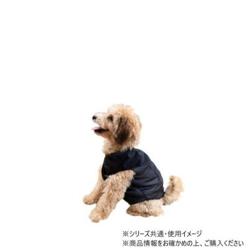 遠赤技研 ペットも温活テラペットケア・ぬくぬくウエア 袖なし Lサイズ ブラック