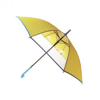 カフェディムリー 雨傘 キッズパイピング イエロー JKO-387-01