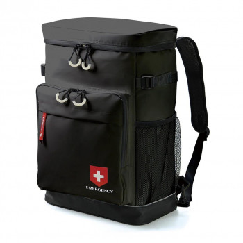 EMERGENCY BACKPACK 防災リュックサック 15点セット ブラック 13-6187-10