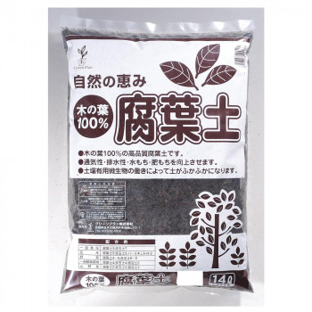 グリーンプラン 木の葉100％腐葉土 14L