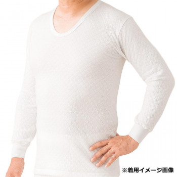 ビビエルボ メディロン 極上キルト 紳士長袖シャツ L 3301