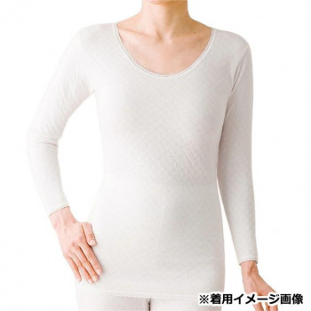 ビビエルボ メディロン 極上キルト 婦人8分袖インナー LL 3311