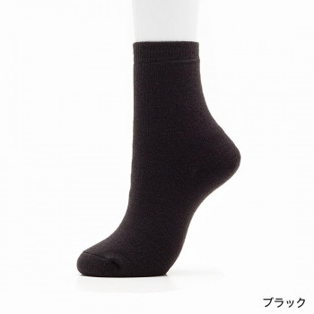 ビビエルボ メディロン 婦人あったかソックス ブラック 3820