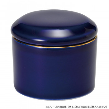 花音II小型骨壺 有田焼 小 瑠璃 32B385007v072