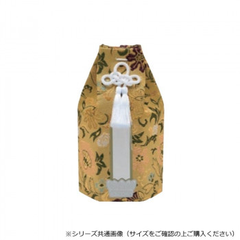 六角骨袋 2.5寸 天平唐草/白茶 32O725006s042