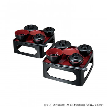 入子膳 6.5寸 黒(内朱) 4326650400011