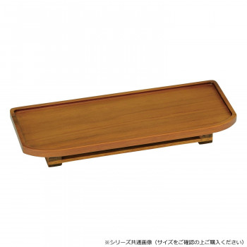 六角 木製 仏器膳 6.0寸 チーク色 522760U300034