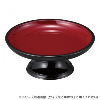 丸供物台 4.5寸 黒(内朱) 5501450400011