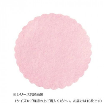 仏具敷 10枚入 大 桜色 5805877i00041