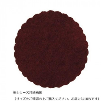 仏具敷 10枚入 中 茶 5805869400041