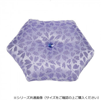 恋(ここ) 六角布団 薄型タイプビーズ付 2.3寸 ケイパープル 59c723W300092