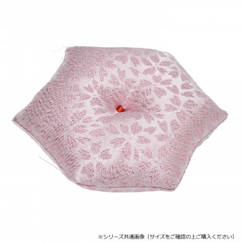 恋(ここ) 六角布団 薄型タイプビーズ付 2.5寸 オーキッドピンク 59c725W100092