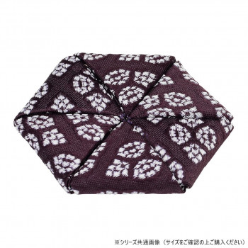 白雲菱 六角布団 薄型タイプ 8cm 紫 59c55c9800042